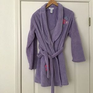 Lavender Floral Bathrobe